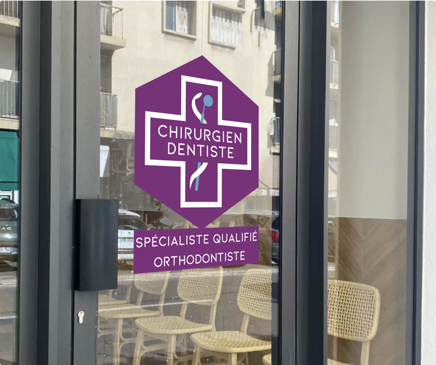 Adhésifs pour Spécialiste qualifié orthodontiste (Lot de 2) - DENTAL SIGN