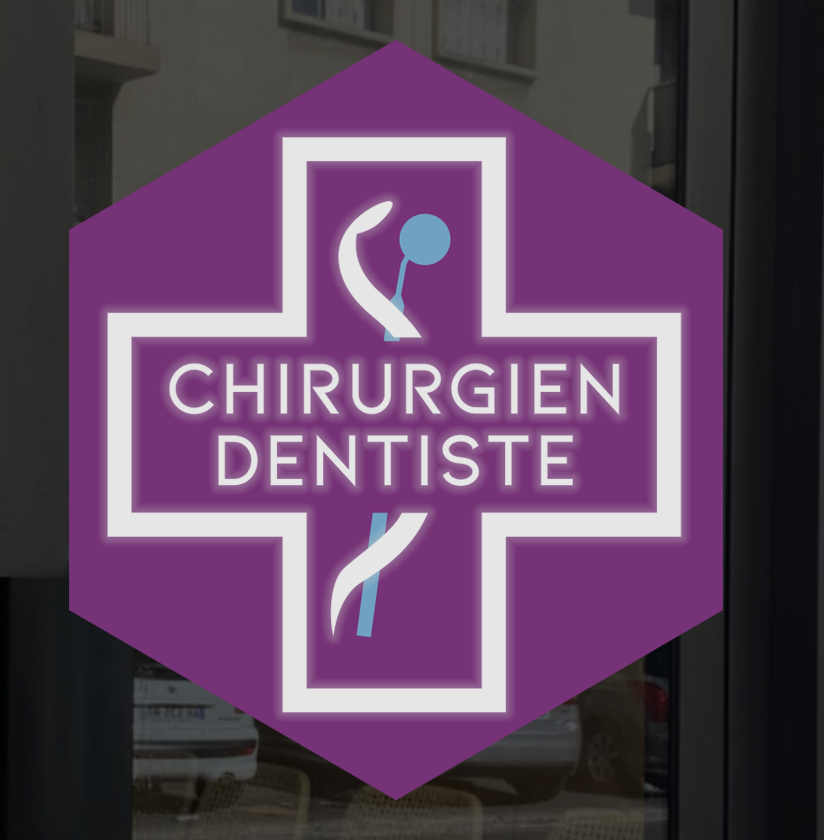 Adhésif rétro-réfléchissant pour chirurgiens-dentistes - DENTAL SIGN