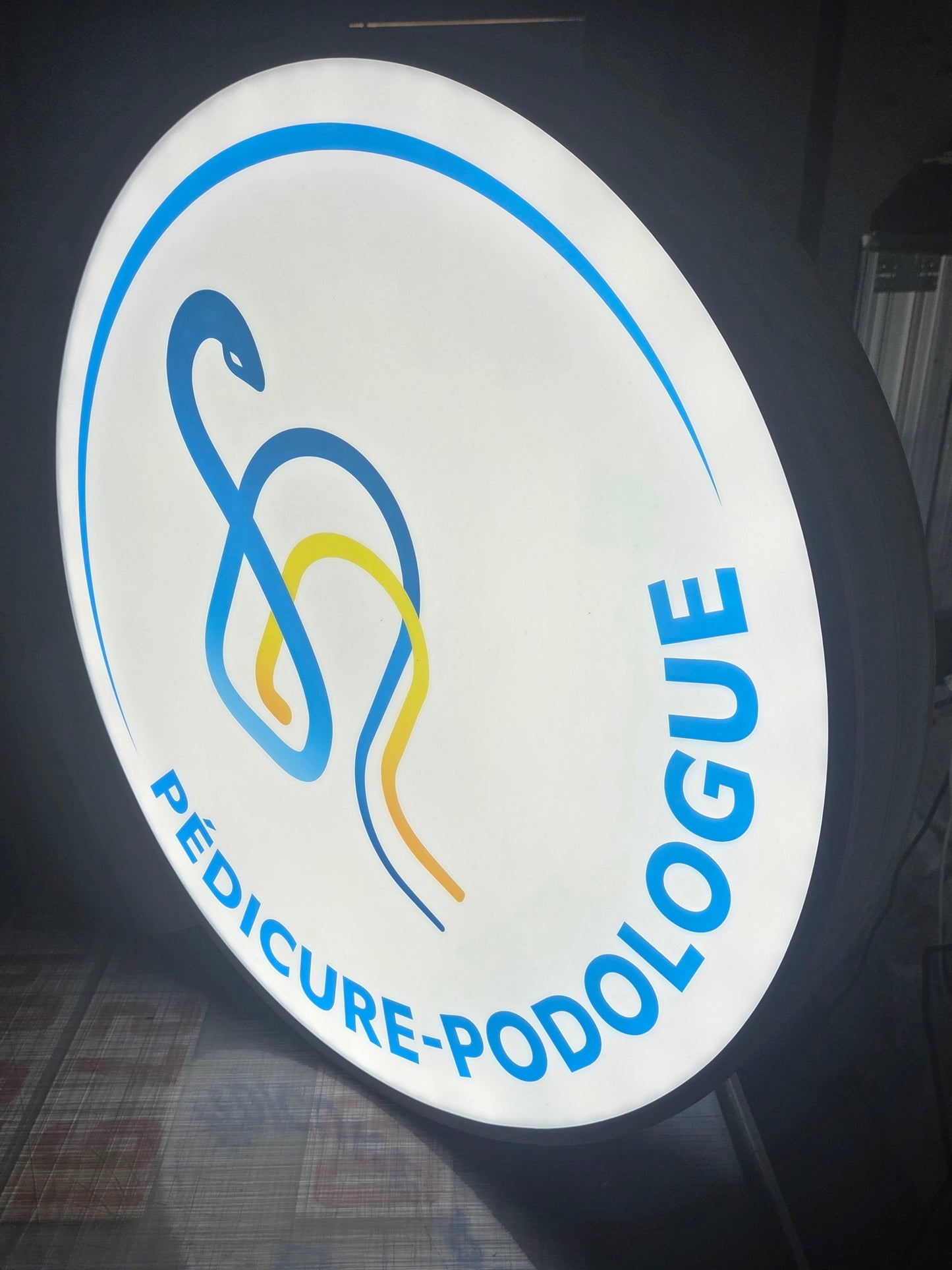 Enseigne drapeau Podologue