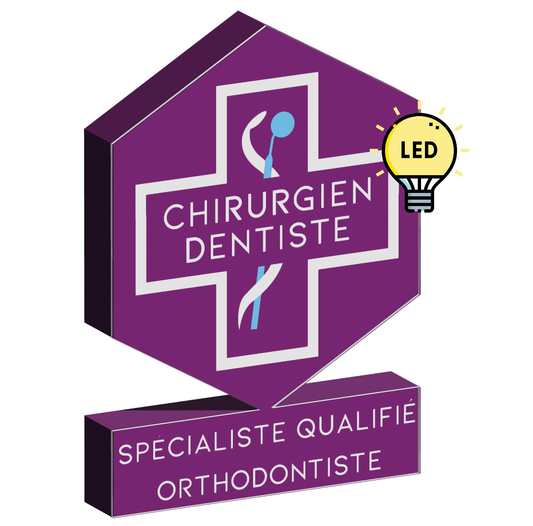 Enseigne chirurgien dentiste 